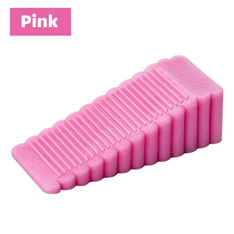 Safety Silicone Door Stop Stoppers Block Wedge Doorstops Door Stopper Home Office Door Rear Retainer Anti-collision Stop - Pi