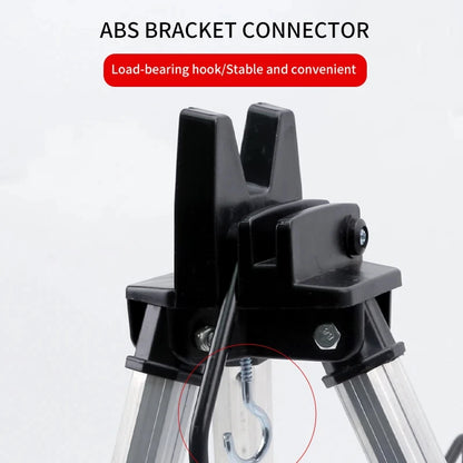 3-Fold Telescopic Bracket Holder Sea Pole Support Frame Fishing Rod Rest Base Load-Bearing Tripod Stand for Angling