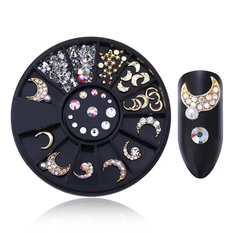 nail parts nail art glitter rhinestone Crystal gems jewelry Bead Manicure decoration accessories nail supplies for profession