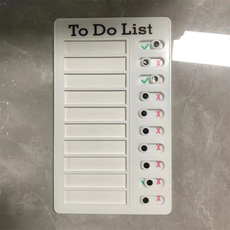 Reusable My Chores Checklist Task Board Daily Schedule Planner Memo Chore Chart Kid Responsibility Behavior Self Discipline C