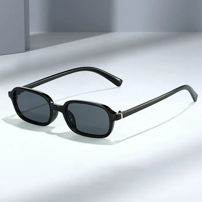 KLASSNUM Vintage Sunglasses Men Women 2026 Trendy Eyewear Rectangle Sun Glasses Anti UV400 Shades Eyepiece Small Square Glass