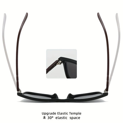 1_2pcs Luxury Square Vintage Polarized Cycling Sunglasses UV400 Men Women Fashion Eyewear Travel Driving Fishing Sun Glasses