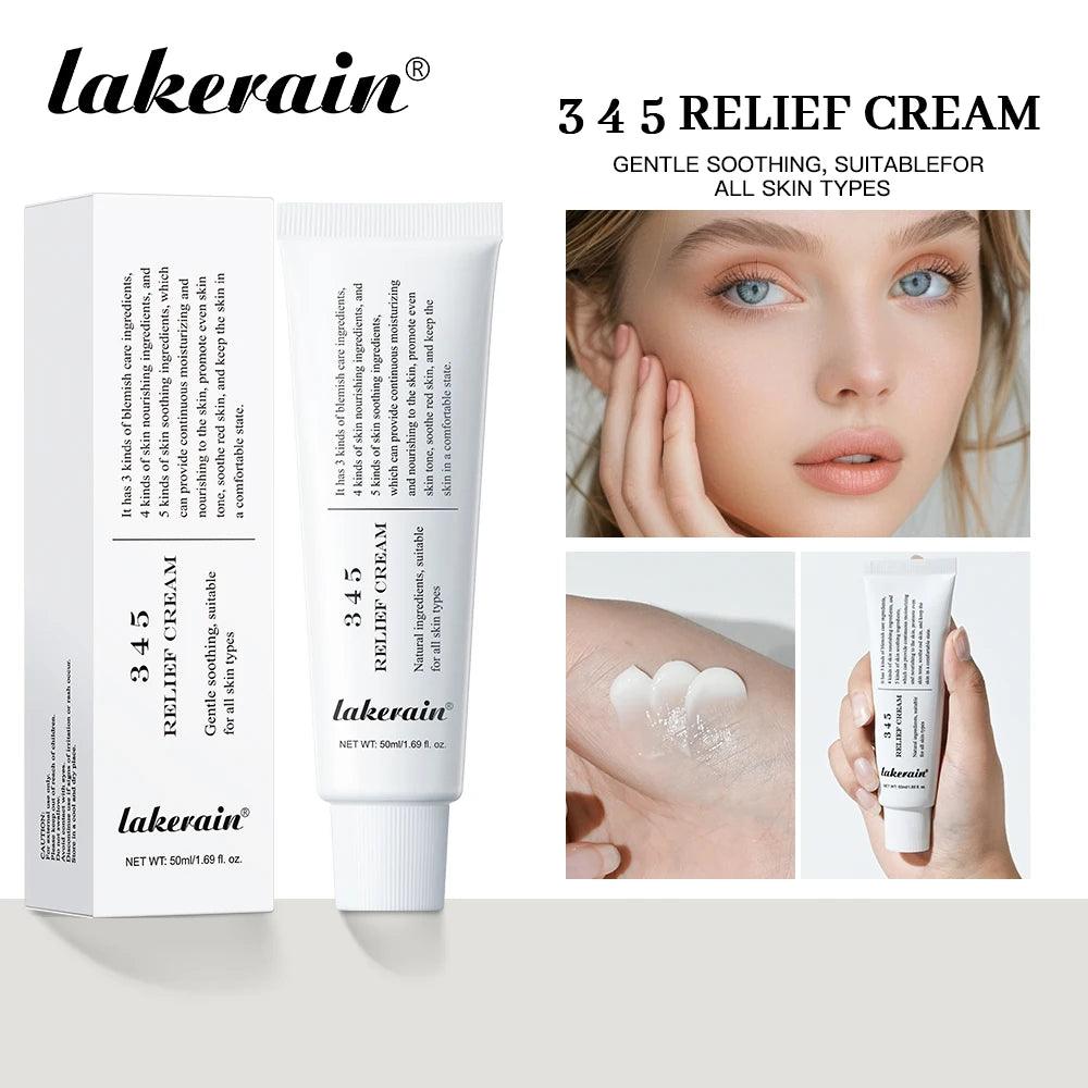 345 Relief Cream Address Blemishes Nourish Skin And Provide Moisturizing And Calming Lifting Beauty Moisturizer Korean Produc