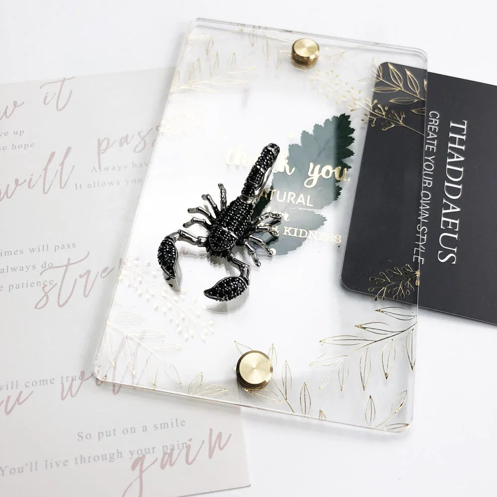 Pendant Scorpion Black,2019 Brand New Fashion Jewelry Europe Bijoux Accessories Gift For Woman Rebel Men