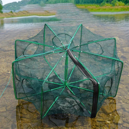 Mesh For Fishing Net/Tackle/Cage Folding Crayfish Catcher Casting/Fish Network Crab/Crayfish/Shrimp/Smelt/Eels Traps Fishing