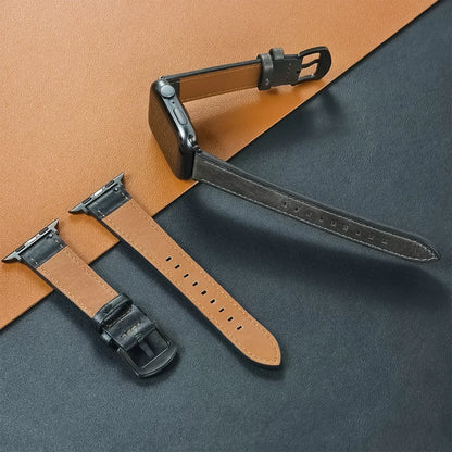 Leather Strap for Apple Strap Ultra 2 49mm 10 9 7 8 3 4 5 6 SE 44mm 40mm Strap 38 42mm Series Men's 45mm 41mm Band