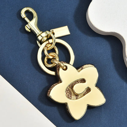 Signature Canvas Gold Heart Bag Charm Monogram Letter C Designer Purse Pendant Luxury Handbag Upgrade Personalized Gift For H