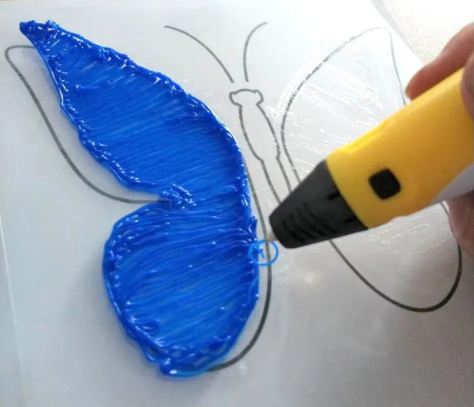 A4 3D pen copy pattern template, 22 sheets, with PVC transparent copy board. 40 patterns, 3D pen painting textbook.