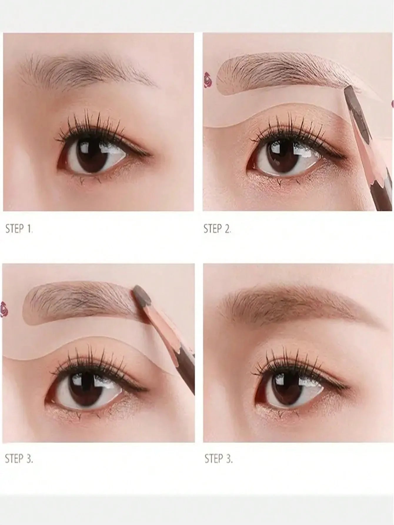 24 Styles Eyebrow Shaping Template Card Female Beauty Suit for Perfect Makeup Application And Beauty Modeling