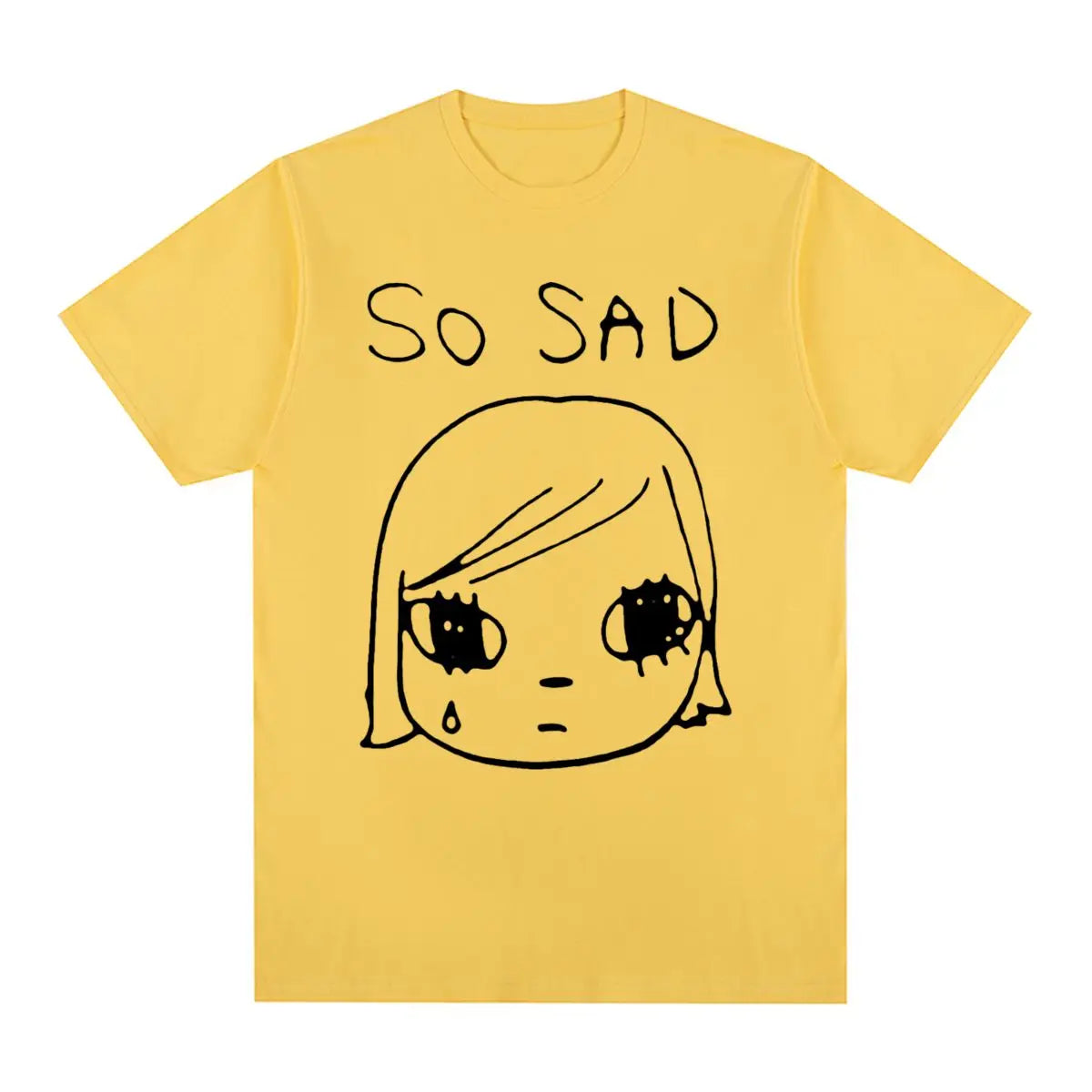 Yoshitomo Nara Sad Vintage T-shirt Japan Party Cotton Men T shirt New Tee Tshirt Womens Tops