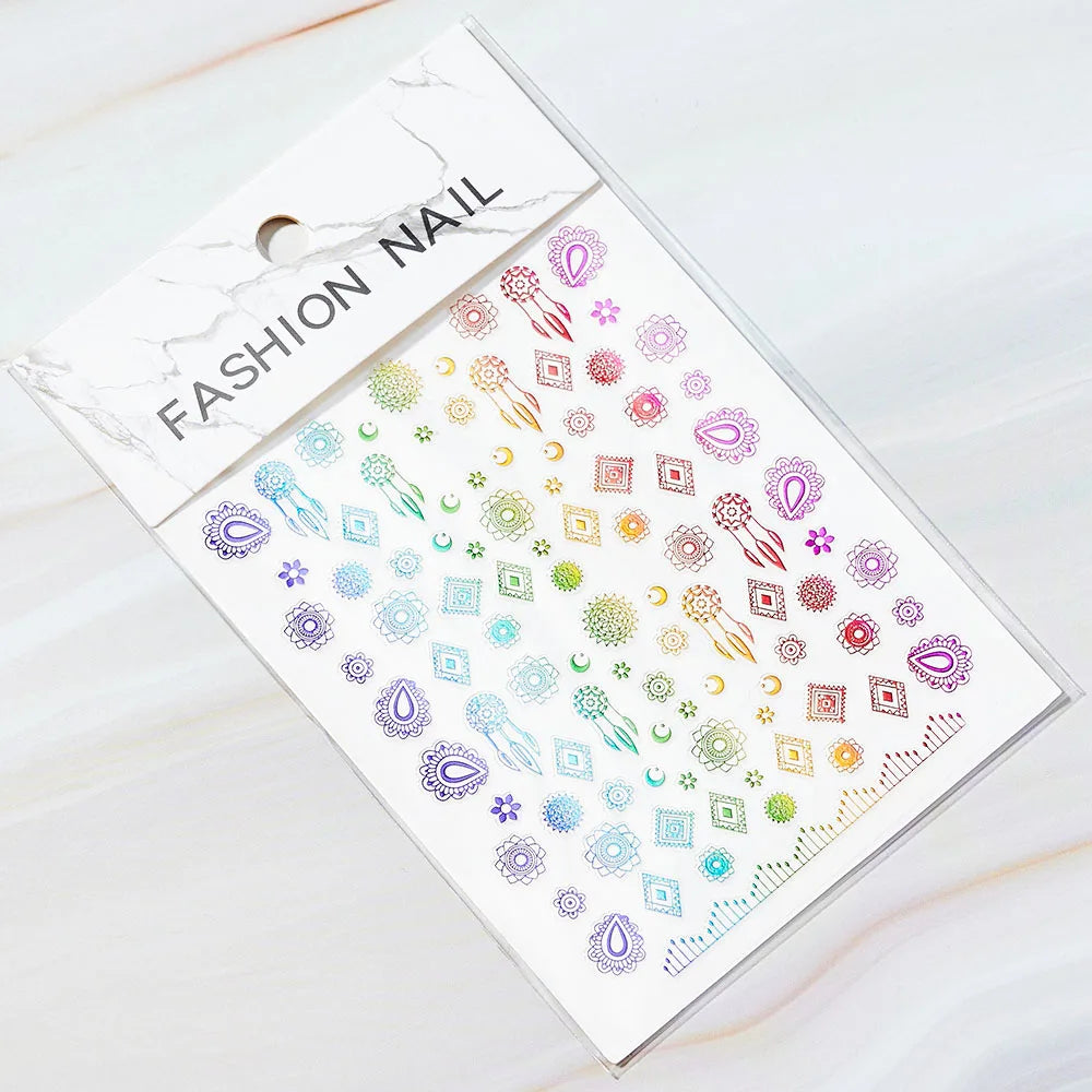 1PC 26-English Alphabet Number 3D Self-adhesive Nail Art Decal Sticker Word Small Letter Nail Decals Sticker Manicure Decorat