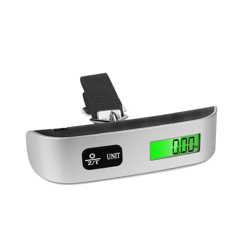 Portable Scale Digital LCD Display 110lb/50kg Electronic Luggage Hanging Suitcase Travel Weighs Baggage Bag Weight Balance To