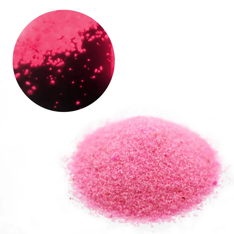 1Bag Luminous Particles Sand Colorful Fluorescent Glow Powder Glow In The Dark Home Christmas Party Decor DIY Decorations - p