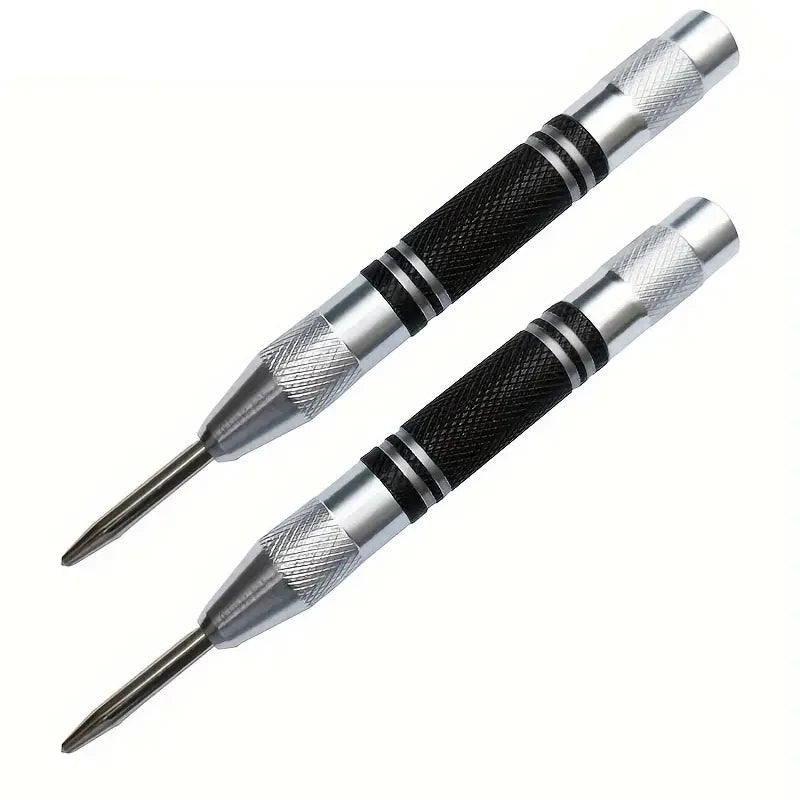 Auto Center Puncher Hole Marker Wood Metal Steel Spring Load Kerner Drill Locator Heavy Duty Punch Carpentry Automatic Hand T
