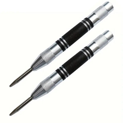 Auto Center Puncher Hole Marker Wood Metal Steel Spring Load Kerner Drill Locator Heavy Duty Punch Carpentry Automatic Hand T
