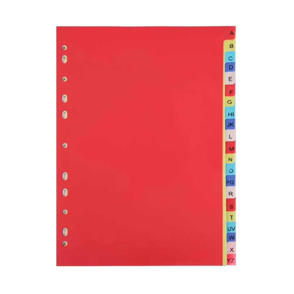 10/21 PCS Binder Dividers, Number 1-10, Letter A-YZ Label Notebook Dividers, Suitable for 2/3/4/11 Ring Binders. - A-YZ
