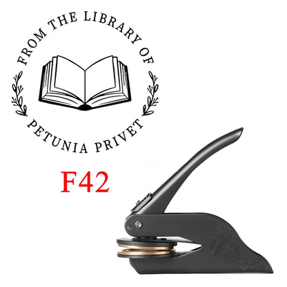 Embosser Stamp LOGO Customized Wedding Library Book Private Seals Customization Envelope Party Invitation Embossing Stamps DI