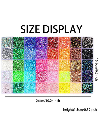 Resin Rhinestone Bedazzling Kit 3mm Small, Jelly Rhinestone Kit for Bedazzling Flatback Gems, for Clothes Nail Book Diy