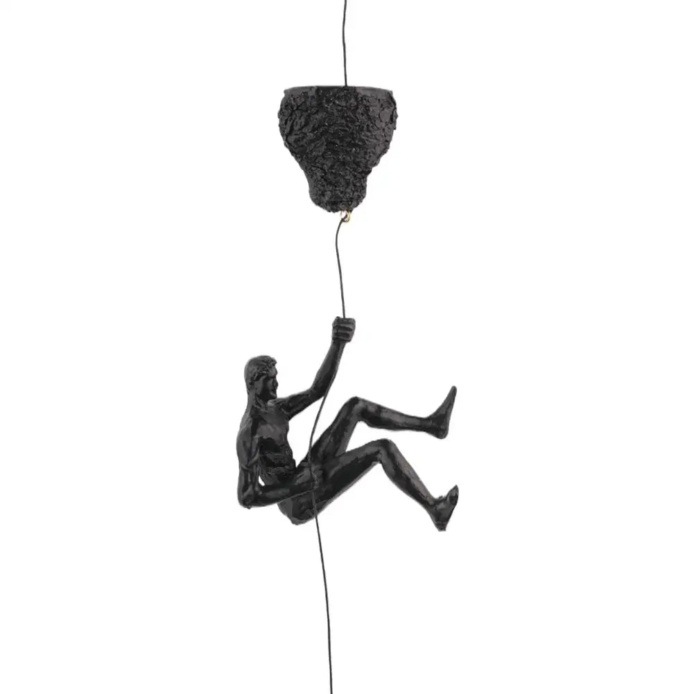 Climbing Athlete Man Art Sports Wall Hanging Ornaments Home Figures Miniatures Rock Climbing Man Resin Sculptures Statue ﻿ - 