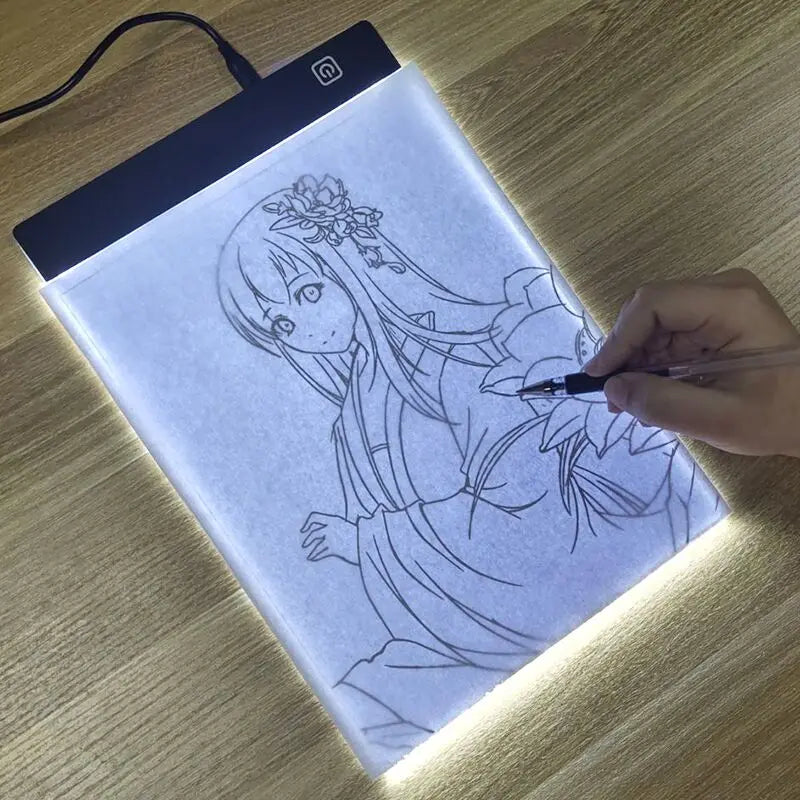 LED Photocopying Table Drawing Board Children's Light-transmitting Copying Table Brightness Adjustable Copy Board Painting To
