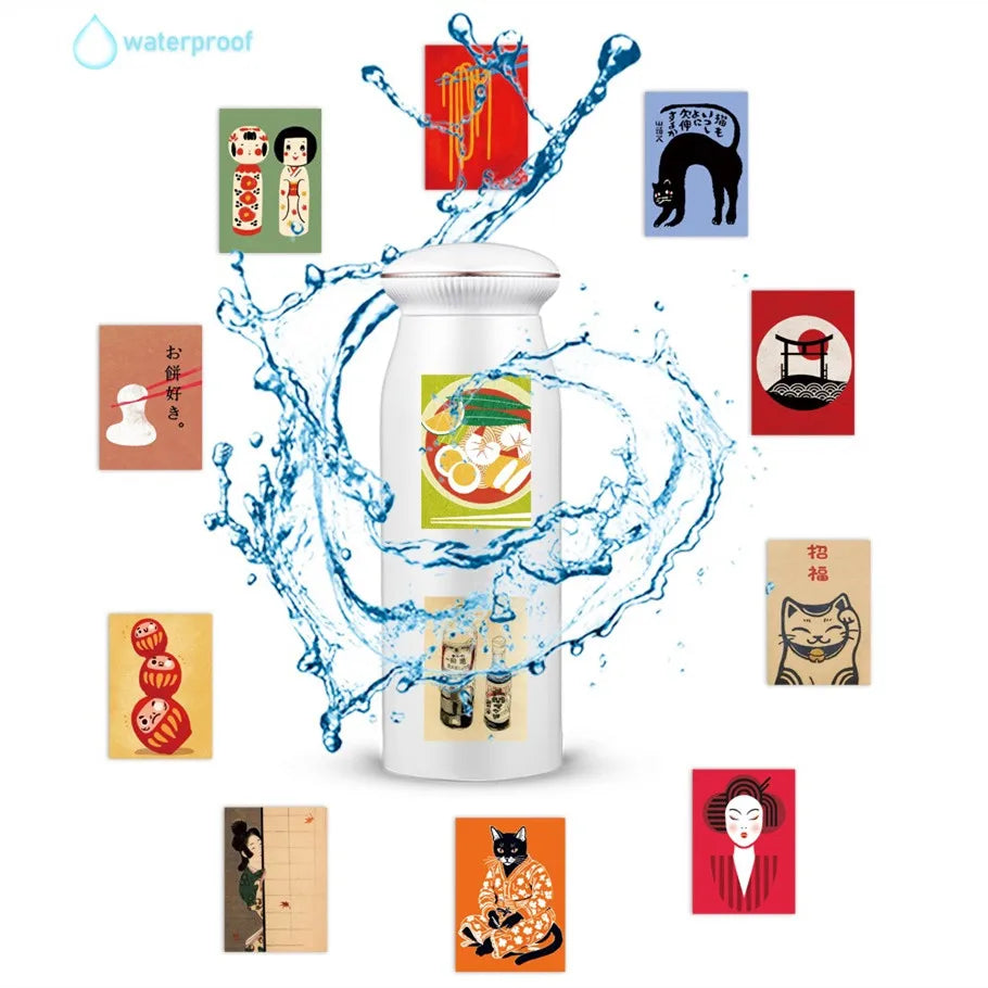 50pcs Cartoon Japanese Style Poster Stickers Refrigerator Phone Case Skateboard Computer Laptop Waterproof Decorative Sticker