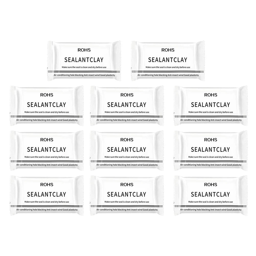 5/10/15Pcs White Seal Putty Waterproof Duct Seal Repair Sealing Clay & Moldable Silicone Putty Ideal for Sealing Wall Holes -