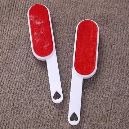 Self-cleaning Lint Sticking Roller 2 Sides Dedusting Brush Pet Hair Remover Brush Removing Dog Cat Hair from Sofa Carpet Clot