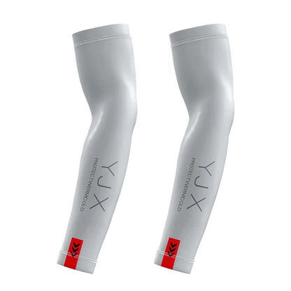 1Pair Summer Arm Sleeves for Running Outdoor Cycling Driving Breathable Ice Silk Elastic Sun Protection Men Women Arm Cover