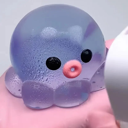 Homemade Bubble Octopus Squeeze Toy for Relax Fun Party & Birthday Gift Slow Rebound TPR Material Interactive Sensory Game To