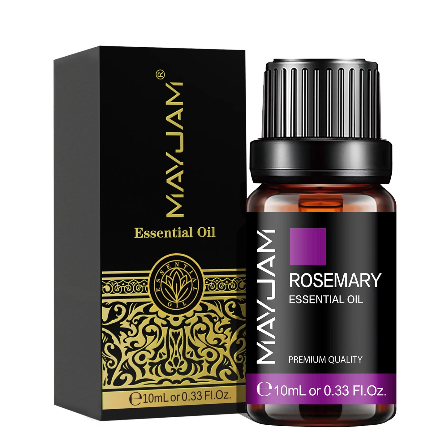 MAYJAM 10ML Essential Oil Lavender Jasmine Eucalyptus Vanilla Sandalwood Bergamot Rosemary Citronella Cinnamon Fragrance Oil 