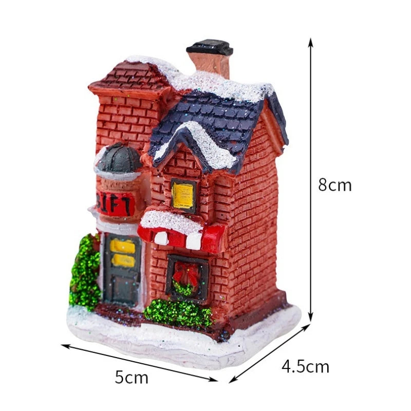 Christmas House Light Decorations For Home Ornaments Kids Xmas Gift New Year 2025 Navidad Decor Bedroom Night Light With Batt