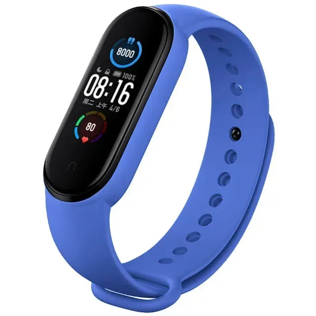 Watch Strap For Xiaomi Mi Band 7 6 5 4 3 Wristband Silicone Bracelet Wrist Straps MiBand 3/4 band5 band6 Smartwatch Accessori