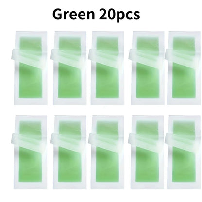 Professional Warning Tapes For Summer Hair Removal, Double Face Cold Warning Paper For Legs, Body, Face,6 Sticks, 10/20 Stick
