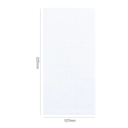 1 Sheets Journaling Stationery Stickers PVC Letter Number Greeting Card Decoration Scrapbooking School Supplies - 15