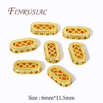 18K Gold Plated Spacer Bar Separators,For Bracelets Accessories DIY Jewelry Making Supplies,Bead Separators,Necklace Findings
