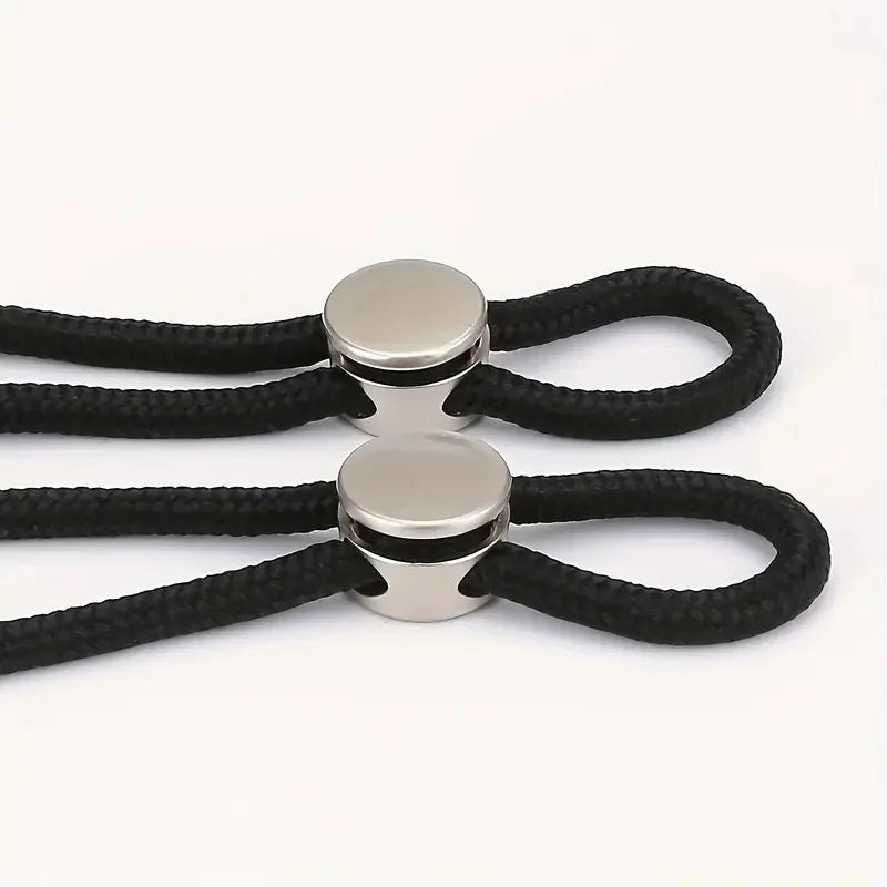 6-Pack No-Tie Shoelace Locks: Spring-Loaded & Easy Install for Athletic and Casual Shoes