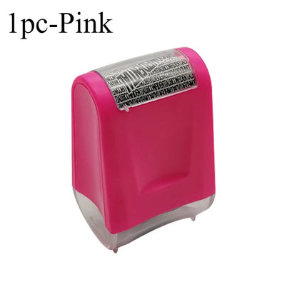 Stamp Roller Anti-Theft Protection ID Seal Smear Privacy Confidential Data Guard Information Data Identity Address Blocker - 