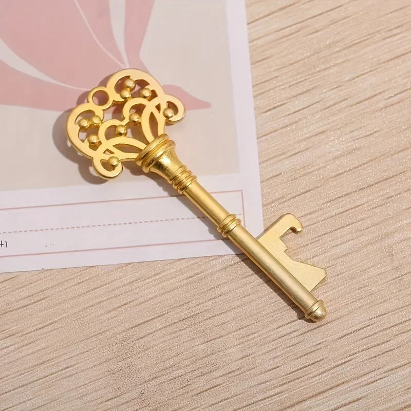 1pc, Bottle Opener, Vintage Crown Key Shape Bottle Opener,Suitable For Bar Or Household,Barware Tool,Wedding Gift,Kitchen Gad