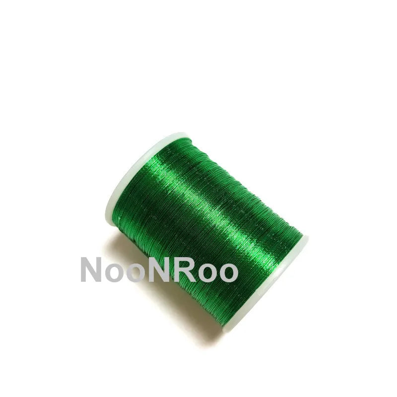 MetallicThread 230m/Spool 142YDS Fishing Rod Guide Wrapping Thread Repair Component DIY Rod Building NooNRoo 1PCS - Green