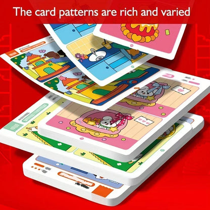 An educational fault finding game: reusable wiping paper for focus and attention training，Painting books