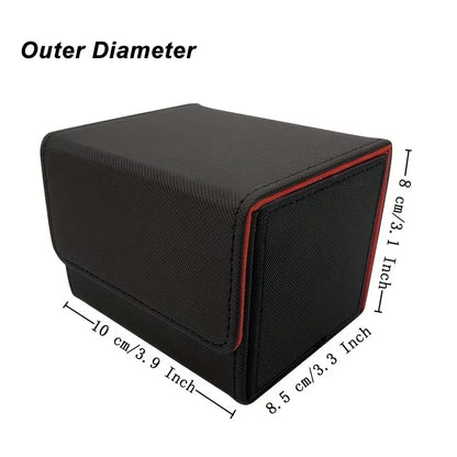 100+Trading Card Deck Box Storage Holder Organizer Cards Case for Card Collectible Game Card Cases Protectors Container