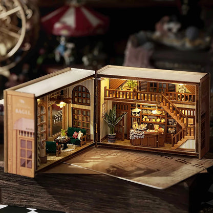 DIY Miniature Doll House 3D Puzzle Small House Assembly Building Model Kit Toys Home With Furniture Lighting Wooden Crafts Gi
