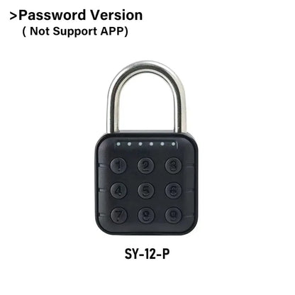 Electronic Lock Tuya Bluetooth Fingerprint Padlock Digital Luggage Lock APP Temporary Password Remotely IP67 Decompression To