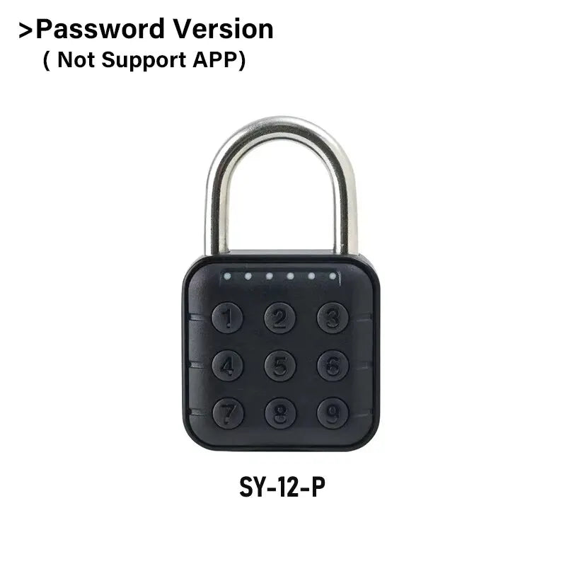 Electronic Lock Tuya Bluetooth Fingerprint Padlock Digital Luggage Lock APP Temporary Password Remotely IP67 Decompression To