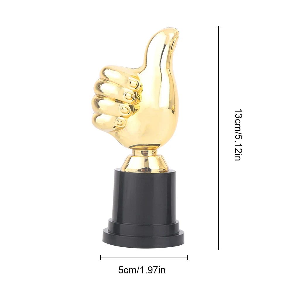 Gold Plastic Reward Trophy Cup Soccer Medals Prize Cup Early Educational Basketball Football Winners Gifts for Game School