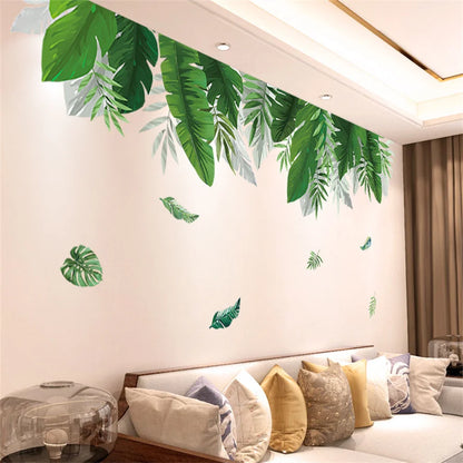DIY Purple Lavender Living Room Wall Stickers Decor Self-adhesive Flowers Butterfly Wall Decals Mural Bedroom Home Decoration