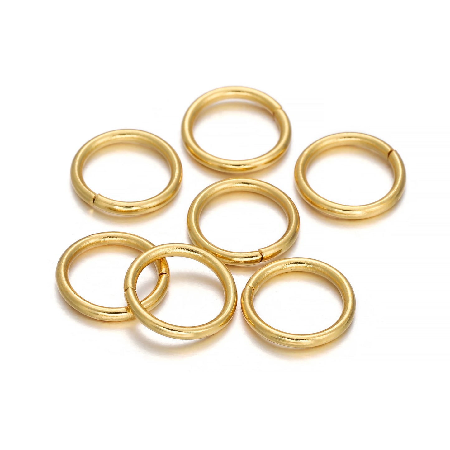 30-200Pcs 3-25mm Stainless Steel Split Ring Open Single Loops Jump Rings Connectors for DIY Jewelry Making Findings Accessori