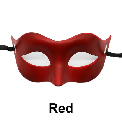 Women Man Sexy Gentleman Masquerade Mask Prom Mask Halloween Party Props Black White Retro Mask Plastic Half Face Cosplay Mas