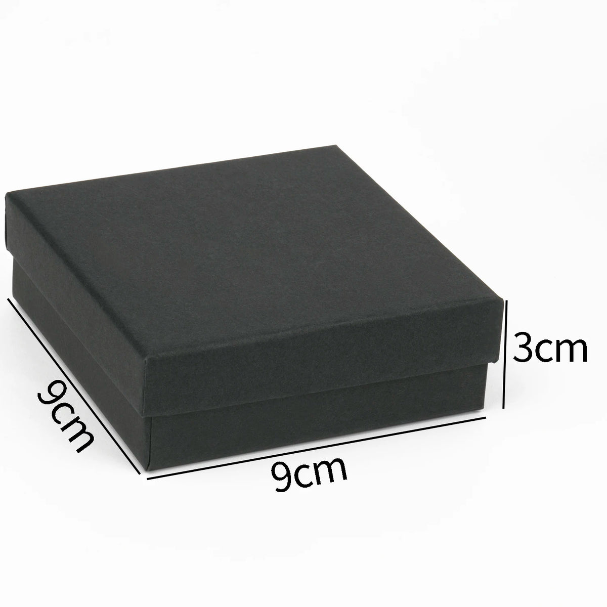 1PCS Black Square Jewelry Display Gifts Box Organizer Engagement for Ring Earring Brooch Necklace Bracelet Packaging Boxes