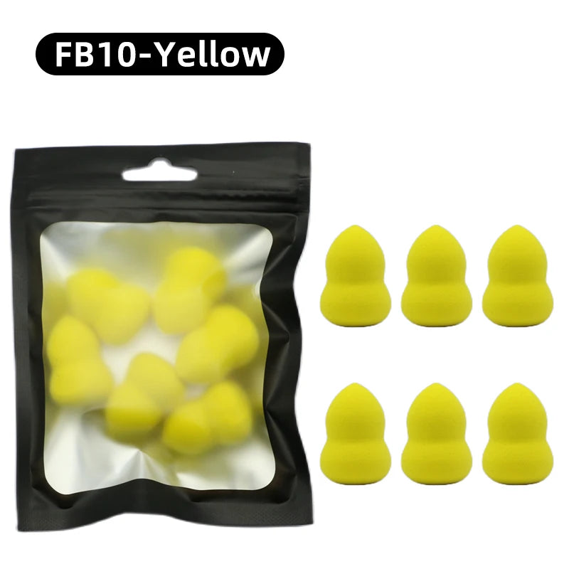OGEYERO6pcs Mini Makeup Sponge Puff Beauty Egg Sponge for Makeup Concealer Foundation Face Cosmetic Puff Kit Make Up Blender 